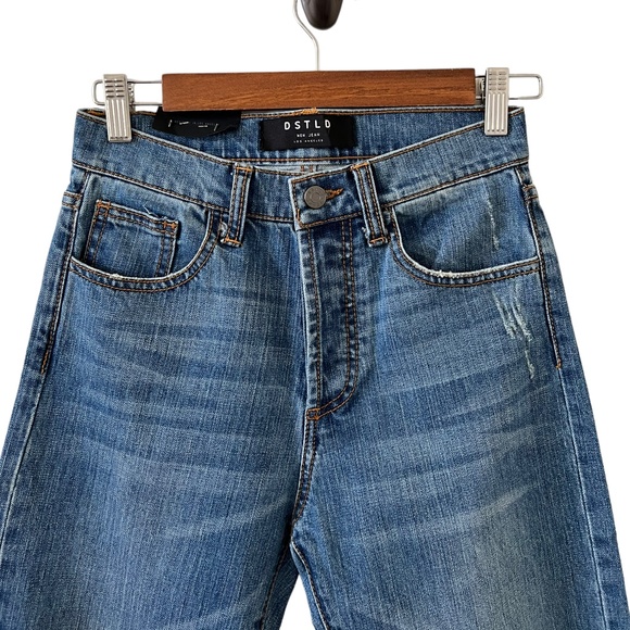 DSTLD Distressed Button Fly Mom Jean Size 25 - Picture 2 of 14